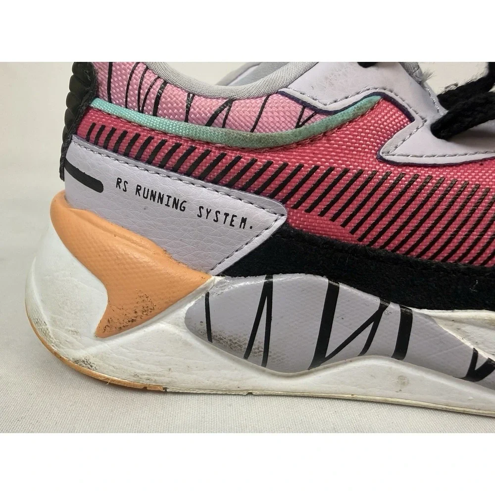 Puma Unisex Kids RS-X Nail Glam Sneaker Shoes Multicolor Lace Up 12C